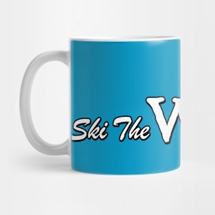 Ski the Whites - gnarly version Mug